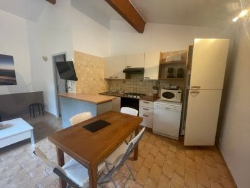 La cuisine du gîte Noisetier, gîte pour 4 à 6 personnes en Ardeche